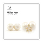 14mm CottonPearl StudPierce