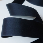 256【3m】38mmツヤなしサテンリボン 030 Black amrbn