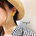 Yellow Flower ＊ ピアス