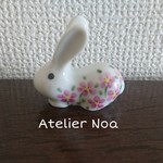 miko0506さま専用ページ お花うさぎのお箸置きピンク&ブルー