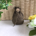 お役立ち！ミニ巾着＊茶