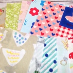 【送料込】ミニカットクロス10枚セット10×10ｃｍ01