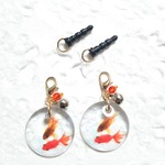 優美金魚イヤホンジャック(チャーム加工)