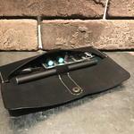 レザーで作るプルーム・テックケース手染めの黒【受注生産】