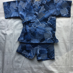 デニム柄甚平(100cm)