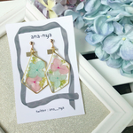 紫陽花＋レジン＊イヤリングorピアス