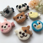 専用ページです★◡̈選べる羊毛フェルトのベビーヘアクリップ