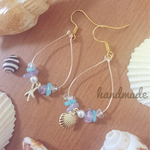 シェル❁︎ストーン❁︎パール❁︎フープピアス&イヤリング