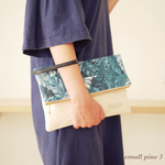 クラッチバッグ 【バナナリーフ ネイビー】
