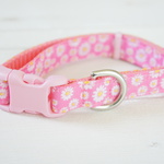 【レ５００件ＳＡＬＥ】22.5-32ｃｍ小型犬★白いお花★首輪