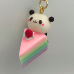 カラフルケーキのキーホルダー