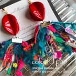 【pierce】colorful pop♦︎ passion red