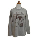 ツルトキツネ　ながそでTシャツ　Mサイズ（男女兼用）
