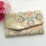 帯の結婚式ふくさ(袱紗)  ご祝儀袋入れ  ☆ 黄緑瑞華