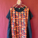 ◆夏物セール￥2,000引き!!◆◆北欧　りんご　ワンピース　赤