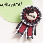 おなまえ刺繍のロゼット