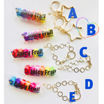 B:Juicy Fruit chewing gumパッケージキーホルダー