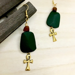 ankh ウッドピアス／イヤリング