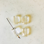 Clear Faceted Rectangle Beads