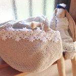 レース可愛いマルシェバッグ