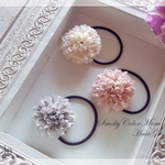 Sweet♡スモーキーカラーマムのヘアゴム♡