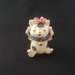 招き猫金魚（首輪ブルー）