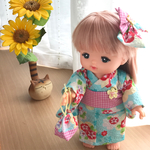 メルちゃんの浴衣セット*あさがお