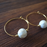 mosaic shell hoop pierces *