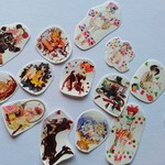 女の子色々フレークシール