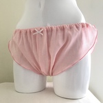 ❤︎petalパンツ・パウダーピンク・Wガーゼ・❤︎M〜Lサイズ・送料込み価格
