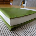 文庫本用革のブックカバー　B-3