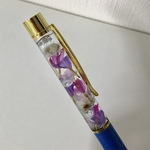 ハーバリウムボールペン  blue