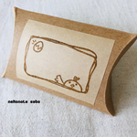 【消しゴムはんこ】にわとりさんと卵の枠