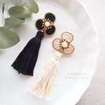 [2way]*Chic flower tassel ピアス/イヤリング*