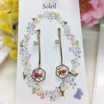 かすみ草のシンプルピアス/イヤリング
