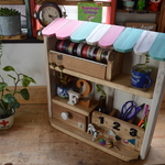 おうちの文具棚　パステルお屋根