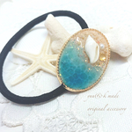 オーバル♡海のヘアゴム 