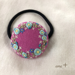  Bail d'été 刺繍ヘアゴム ブローチへ変更可能☆