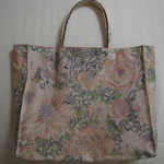 『ｓ様　オーダー品』マチ付きバッグ*リバティ*Rose Xanthe*ベージュ*Lサイズ