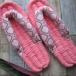布ぞうり：linus28さまご予約品＊再販coral pink23cm/モロッカン
