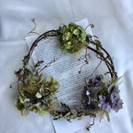 紫陽花のシンプルリース