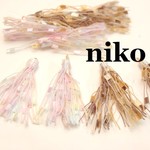 ボヘミアンタッセル♡カン付き40mm　2色8個set