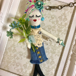 送料込 ルルベちゃん バッグチャーム 花束ちゃん