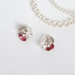 164.スワロフスキービジューピアス◇イヤリング変更可