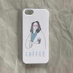 スマホケース     coffee and woman 