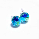 〜sea ball〜海の輝き玉ピアス