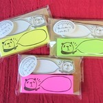 消しゴムはんこ★付箋セット（吹き出しパンダ横）