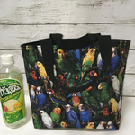 リアルな インコ たちの ランチバッグ
