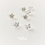 星•スター20個入り☆6mm☆合成キュービックジルコニア☆ルース•裸石☆CZ006☆再販