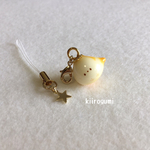 こんがりちびシマエナガチャーム☆ストラップ付き